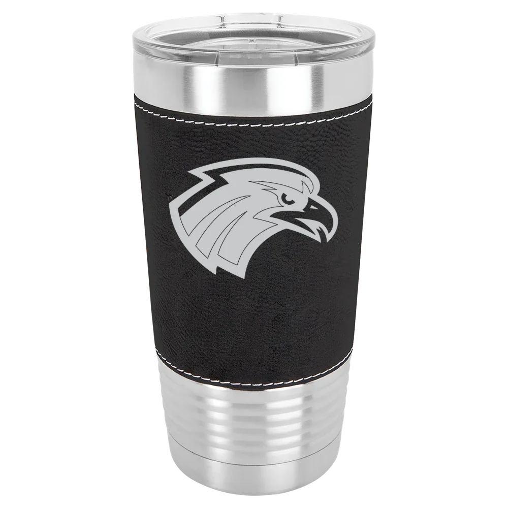 Northeastern State University Polar Camel 20 oz. Leatherette Grip Tumbler with Standard Lid