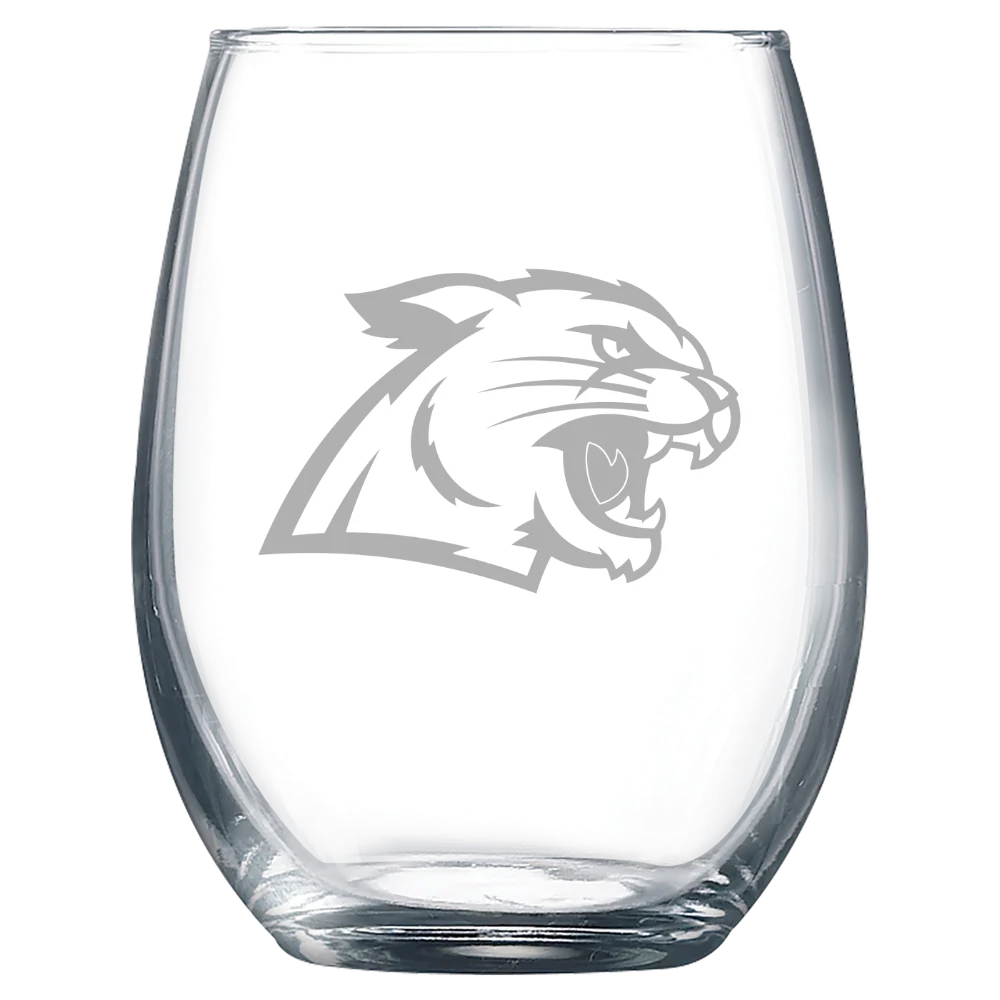 Northern Michigan University Polar Camel 9 oz. Stemless Wine Glass