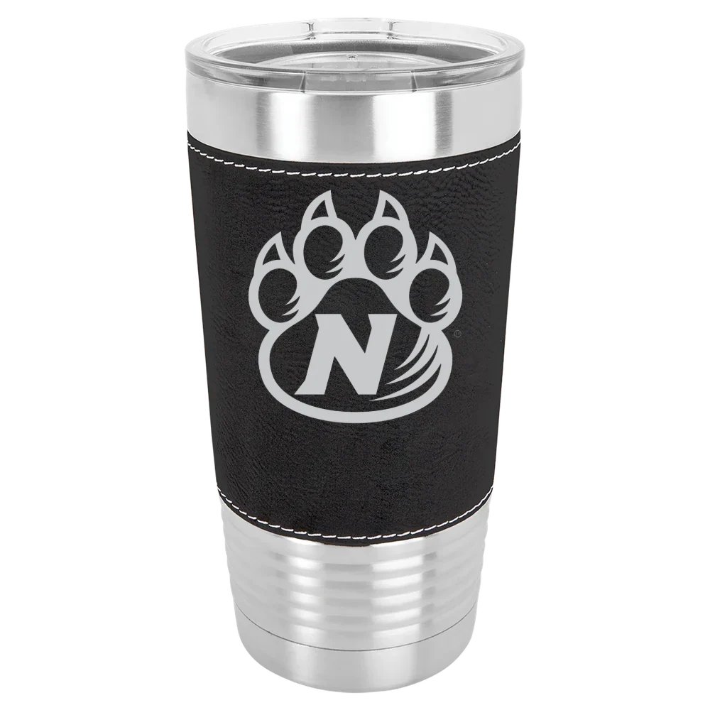 Northwest Missouri State University Polar Camel 20 oz. Leatherette Grip Tumbler with Standard Lid