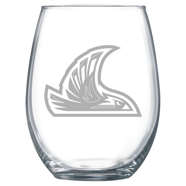 Northwest Nazarene University Polar Camel 15 oz. Stemless Wine Glass