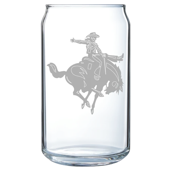 Northwestern Oklahoma State University Polar Camel 16 oz. Can Glass