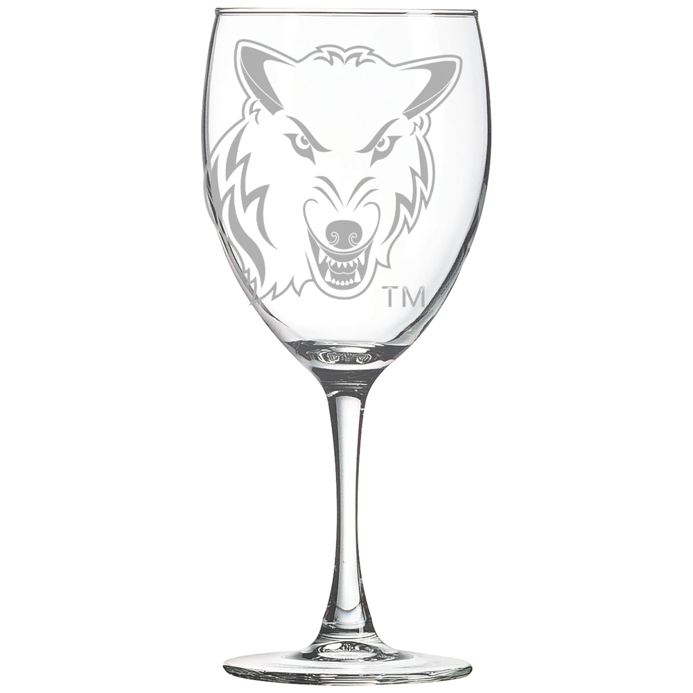 Northwood University Polar Camel 10 1/2 oz. Wine Glass