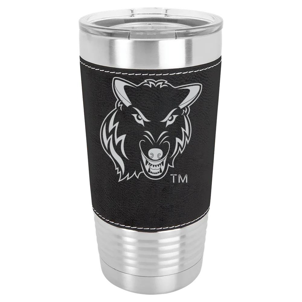 Northwood University Polar Camel 20 oz. Leatherette Grip Tumbler with Standard Lid