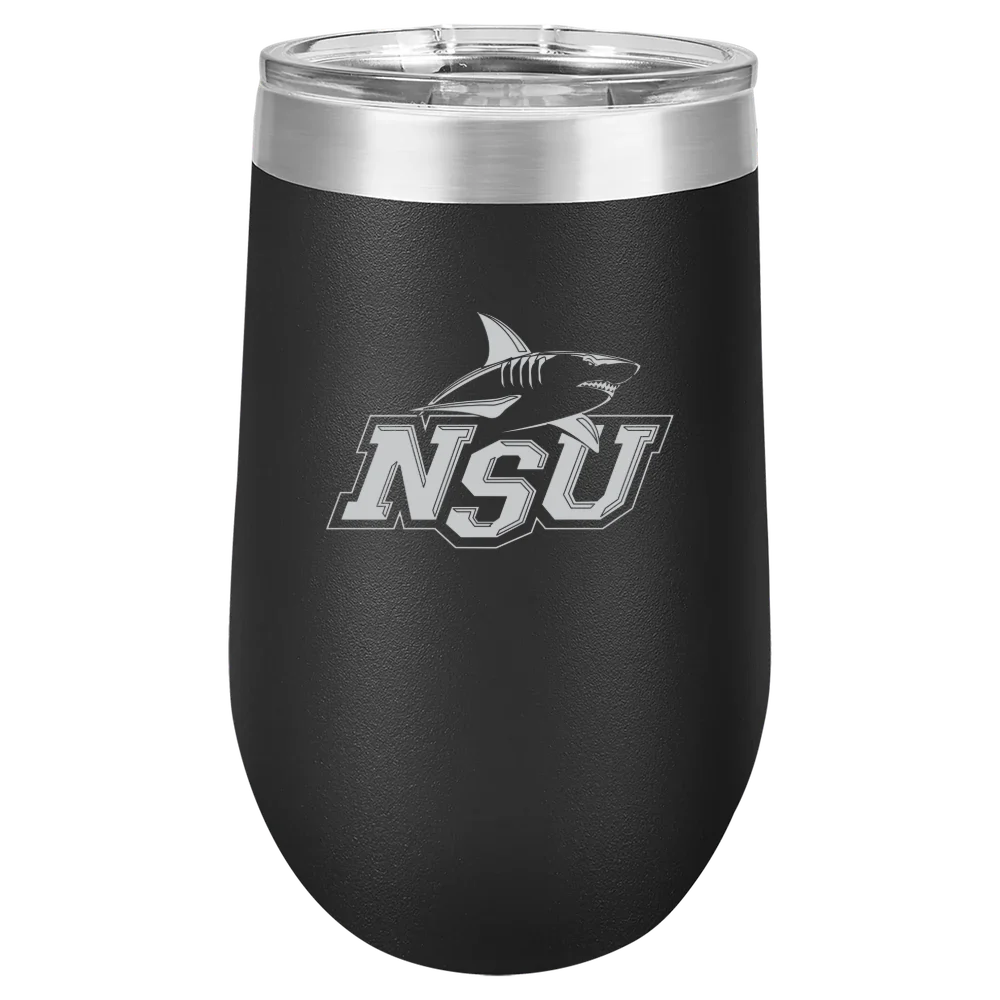 Nova Southeastern University Polar Camel 16 oz. Stemless Wine Tumbler