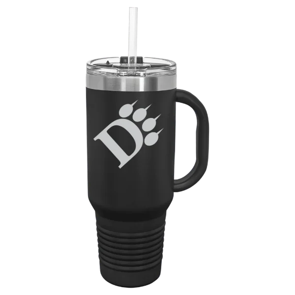 Ohio Dominican University Polar Camel 40 oz. Travel Mug with Snap Lid & Straw