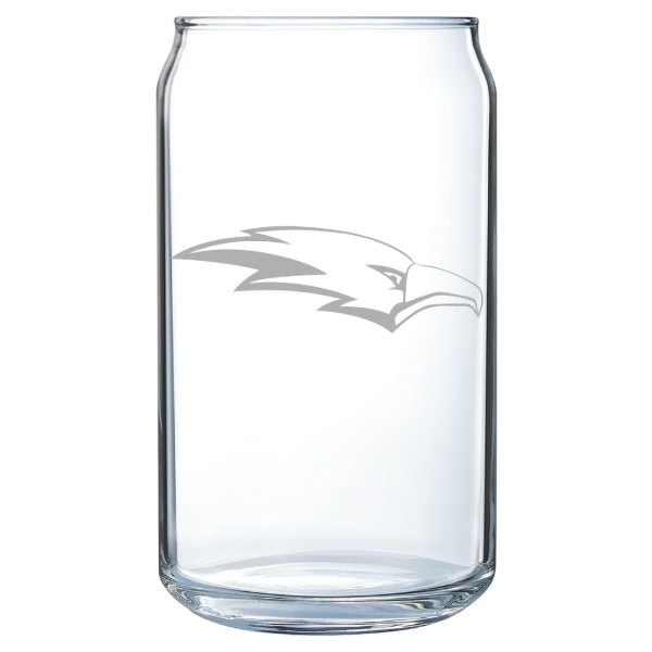 Oklahoma Christian University Polar Camel 16 oz. Can Glass
