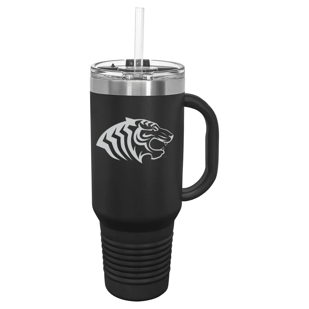 Ouachita Baptist University Polar Camel 40 oz. Travel Mug with Snap Lid & Straw