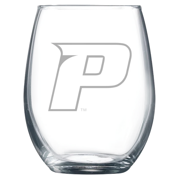 Pace University Polar Camel 9 oz. Stemless Wine Glass