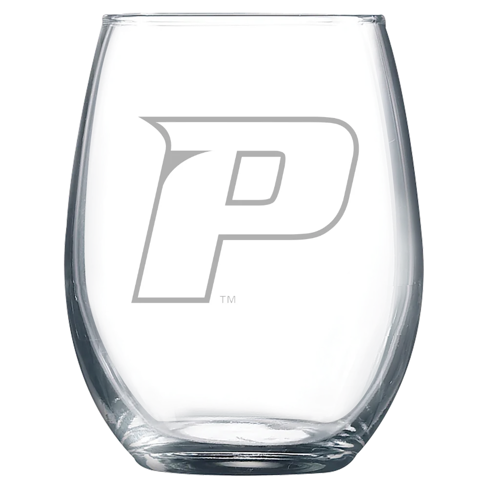 Pace University Polar Camel 9 oz. Stemless Wine Glass