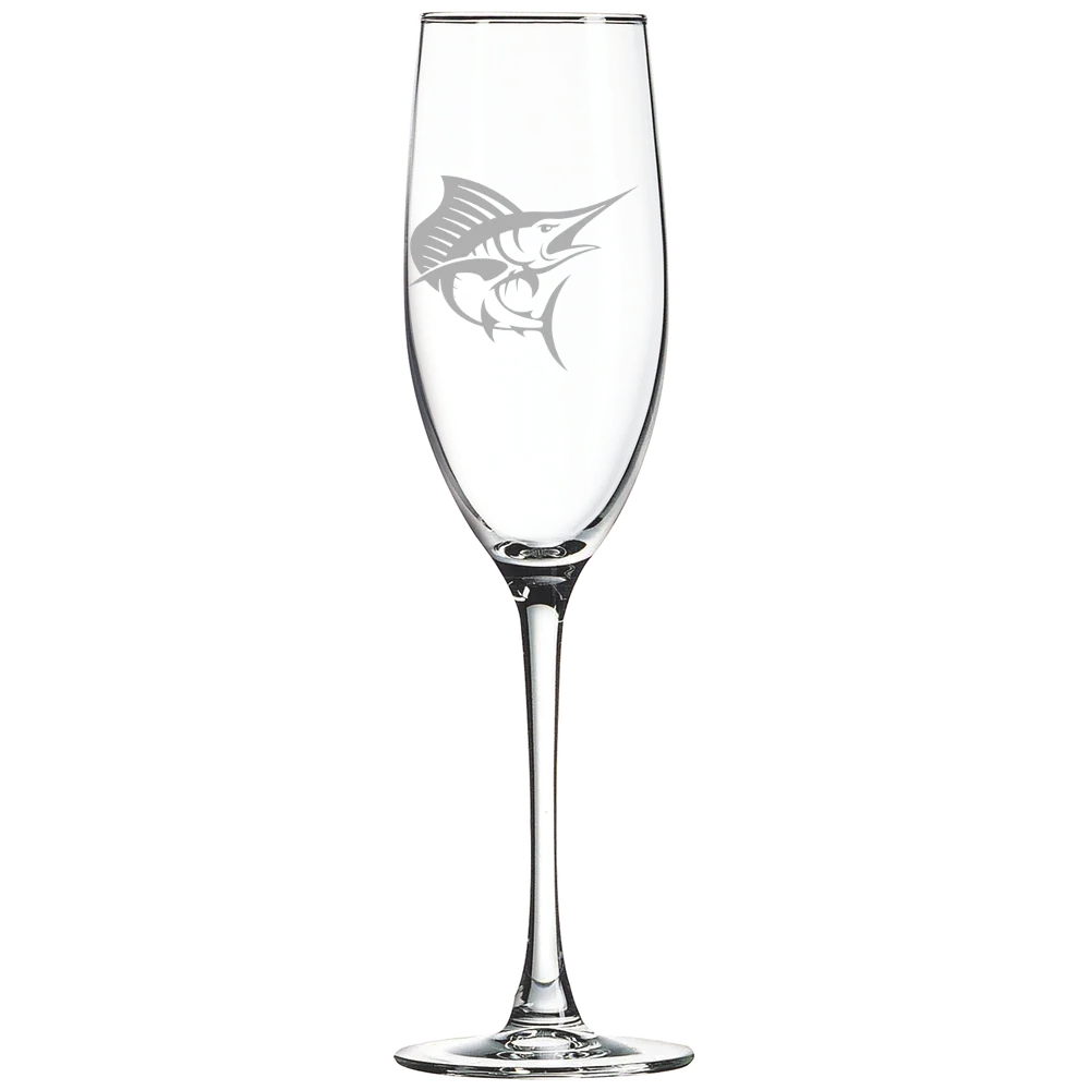 Palm Beach Atlantic University Polar Camel 8 oz. Champagne Flute