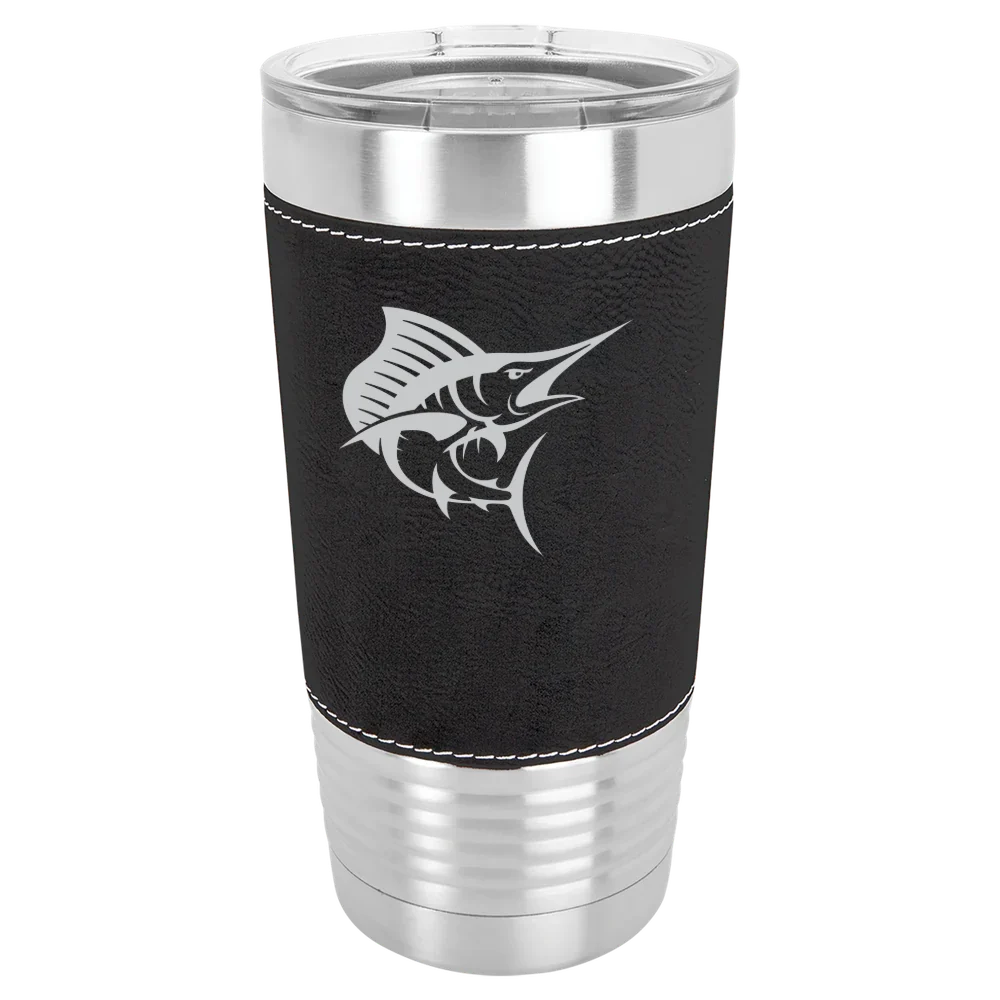 Palm Beach Atlantic University Polar Camel 20 oz. Leatherette Grip Tumbler with Standard Lid