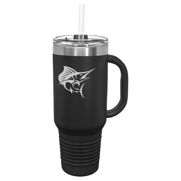 Palm Beach Atlantic University Polar Camel 40 oz. Travel Mug with Snap Lid & Straw