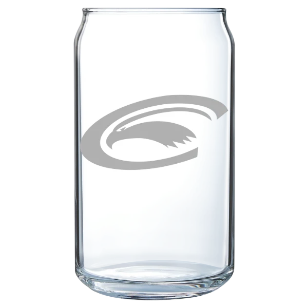 Pennsylvania Western University, Clarion Polar Camel 16 oz. Can Glass