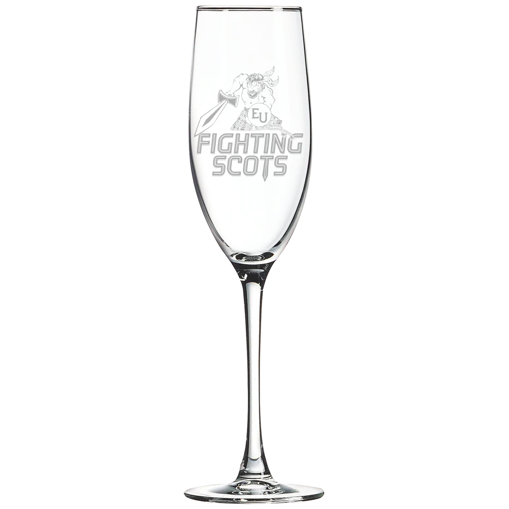 Pennsylvania Western University, Edinboro Polar Camel 8 oz. Champagne Flute