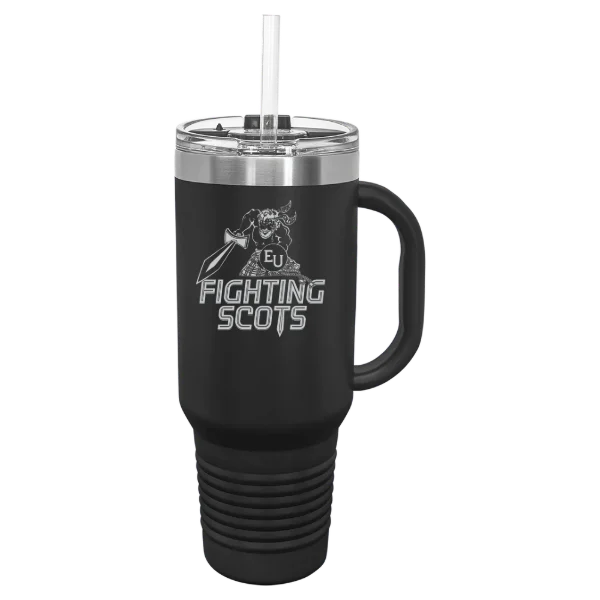 Pennsylvania Western University, Edinboro Polar Camel 40 oz. Travel Mug with Snap Lid & Straw