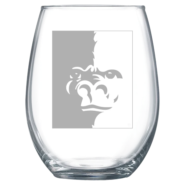 Pittsburg State University Polar Camel 15 oz. Stemless Wine Glass