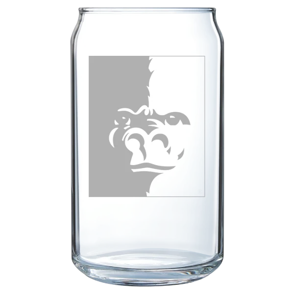 Pittsburg State University Polar Camel 16 oz. Can Glass