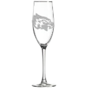 Post University Polar Camel 8 oz. Champagne Flute
