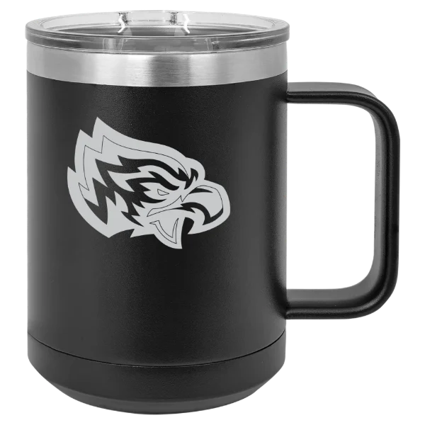 Post University Polar Camel 15 oz. Mug with Slider Lid