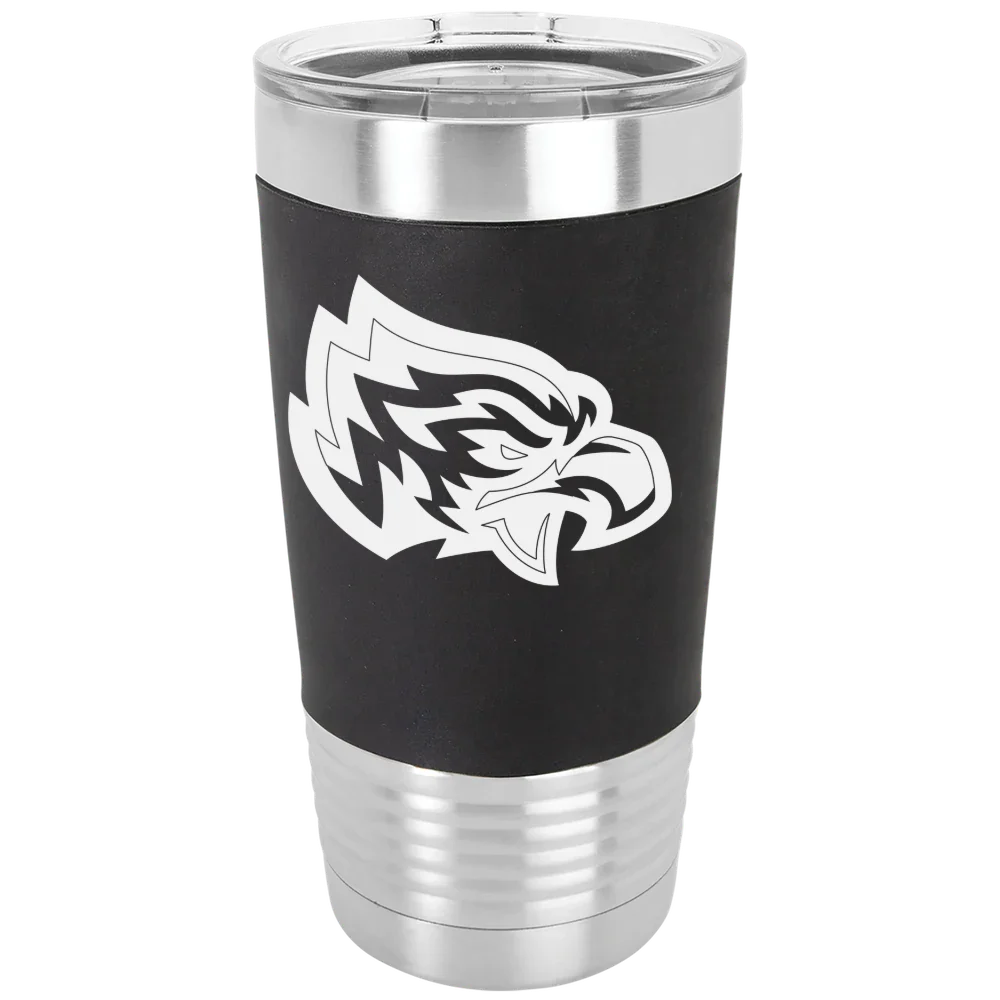 Post University Polar Camel 20 oz. Silicone Grip Tumbler with Standard Lid
