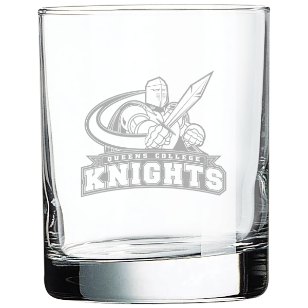 Queens College (New York) Polar Camel 10 1/2 oz. On The Rocks Glass