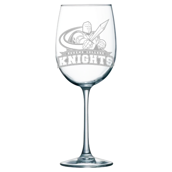Queens College (New York) Polar Camel 19 oz. Wine Glass