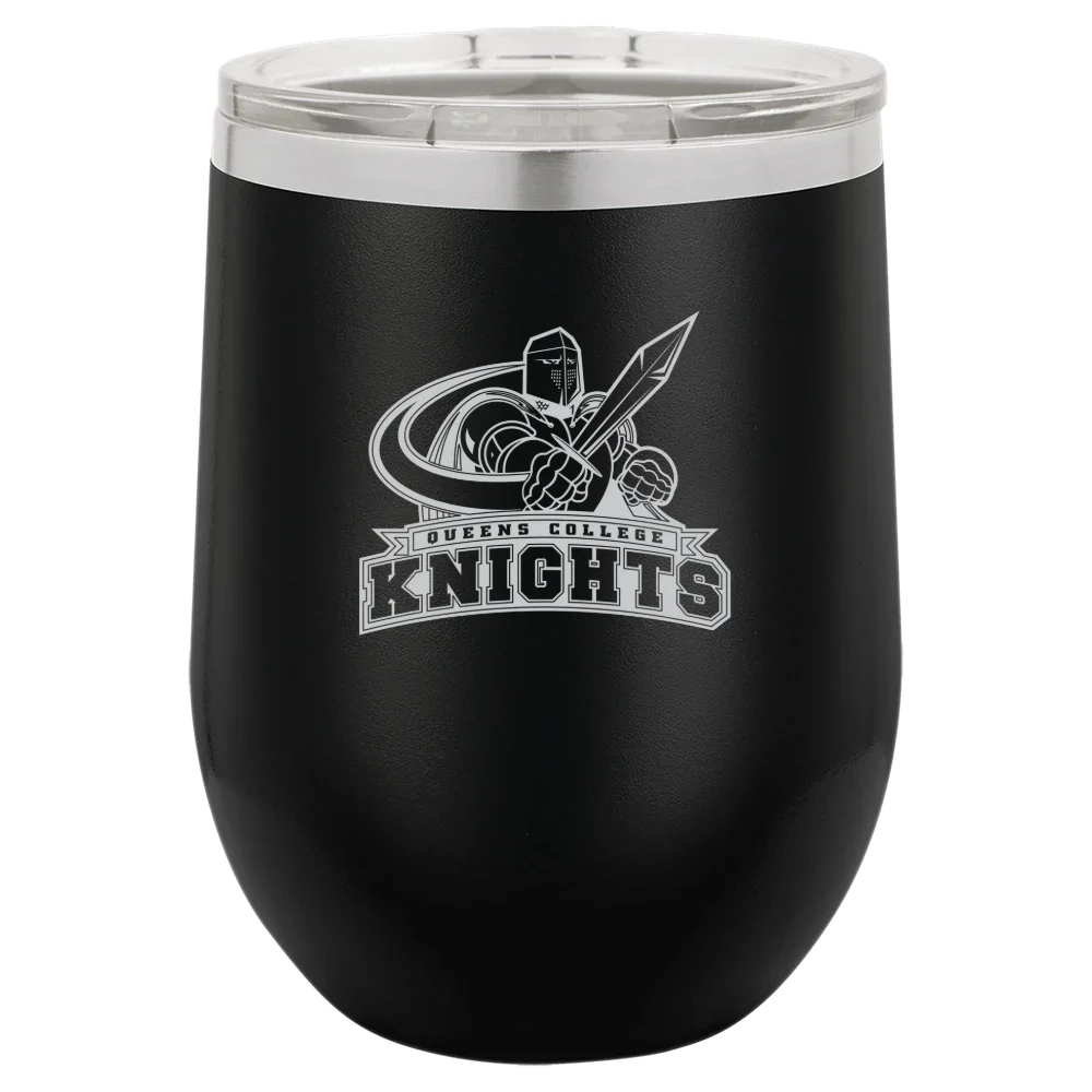 Queens College (New York) Polar Camel 12 oz. Stemless Wine Tumbler