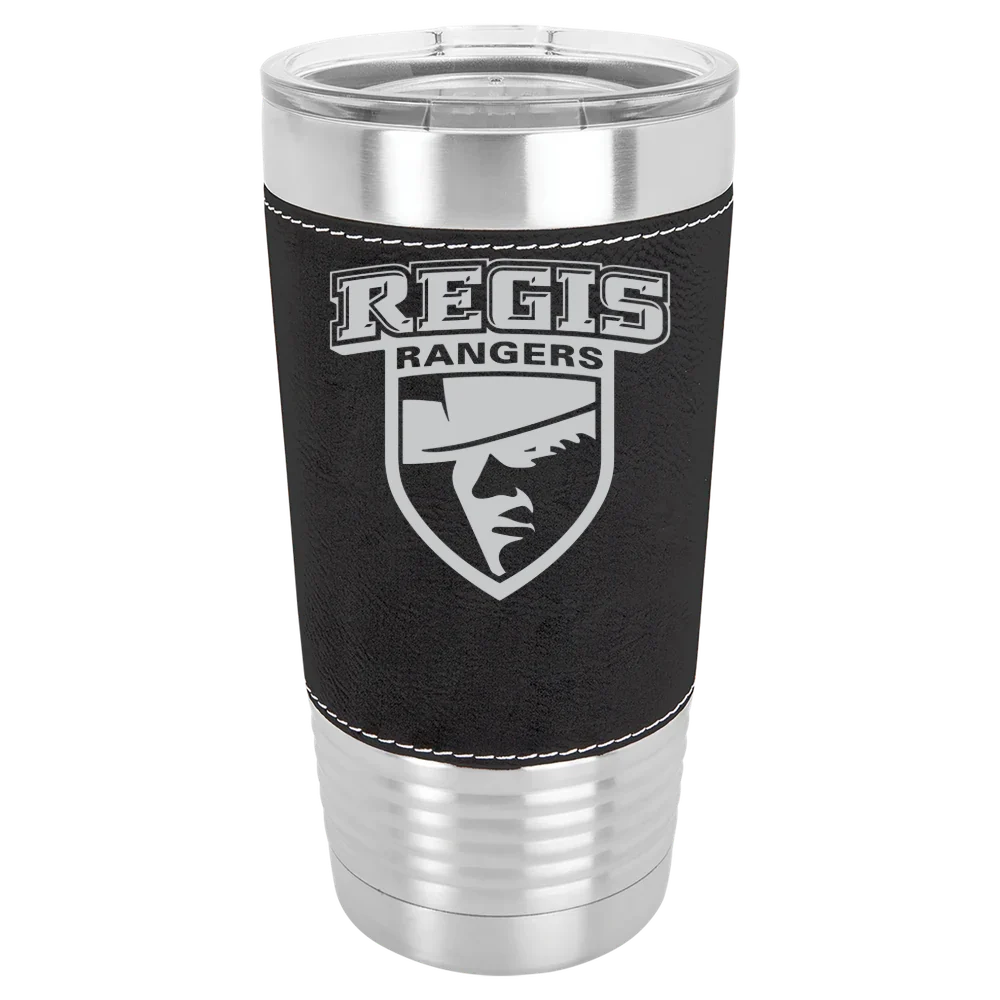 Regis University (Colorado) Polar Camel 20 oz. Leatherette Grip Tumbler with Standard Lid