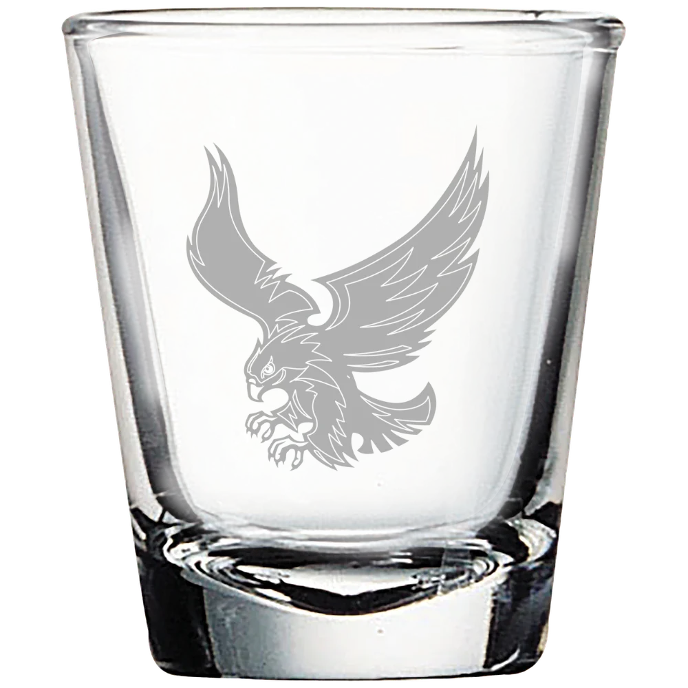 Roberts Wesleyan University Polar Camel 1.7 oz. Shot Glass