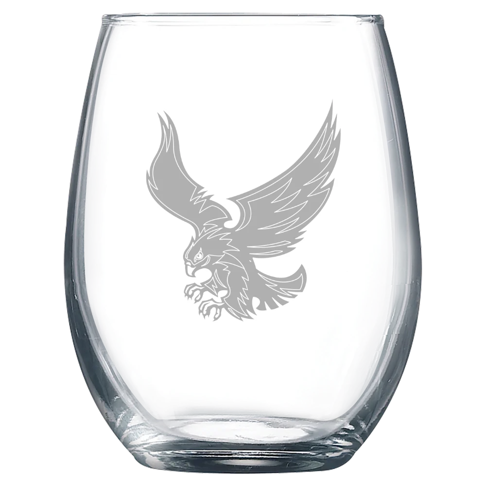 Roberts Wesleyan University Polar Camel 9 oz. Stemless Wine Glass