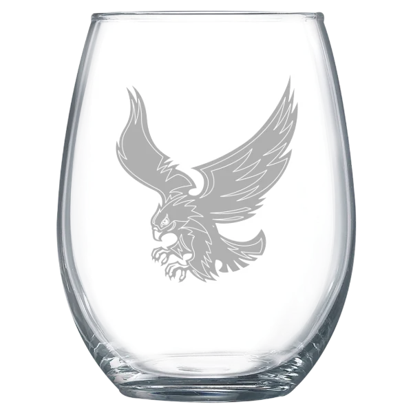 Roberts Wesleyan University Polar Camel 15 oz. Stemless Wine Glass