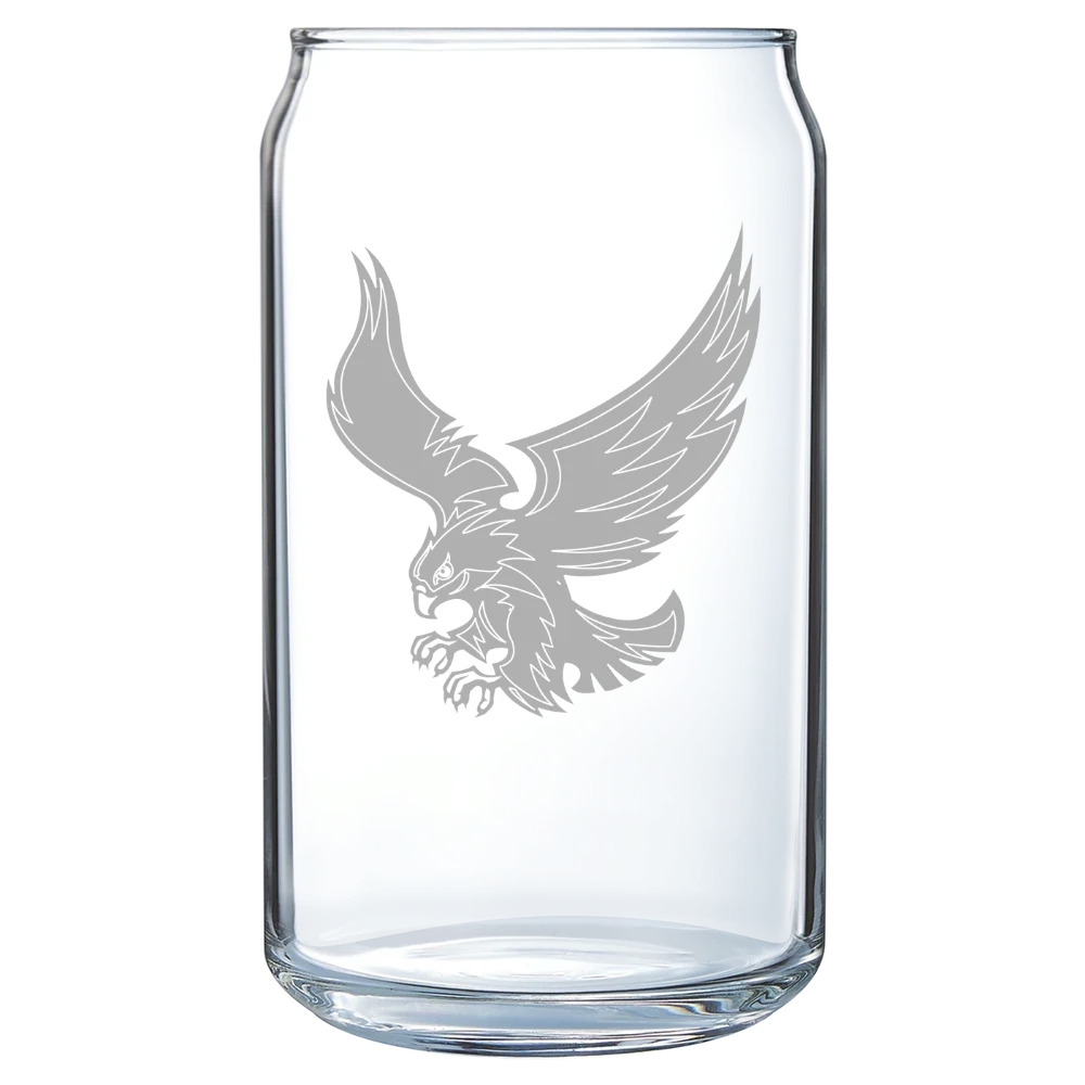 Roberts Wesleyan University Polar Camel 16 oz. Can Glass
