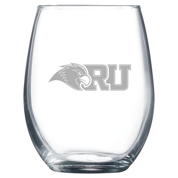 Rockhurst University Polar Camel 9 oz. Stemless Wine Glass