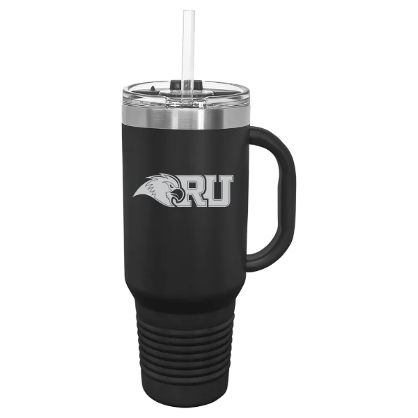 Rockhurst University Polar Camel 40 oz. Travel Mug with Snap Lid & Straw