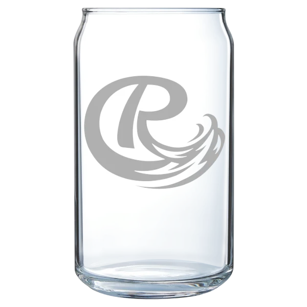 Roosevelt University Polar Camel 16 oz. Can Glass
