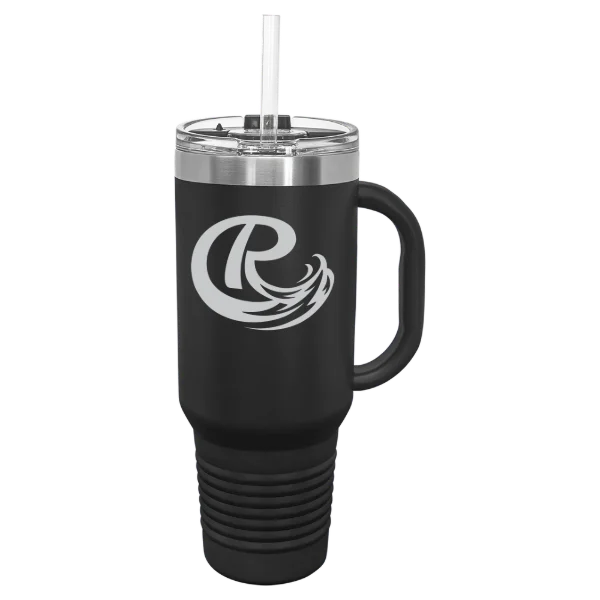 Roosevelt University Polar Camel 40 oz. Travel Mug with Snap Lid & Straw
