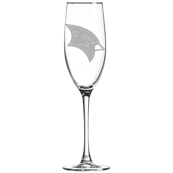 Saginaw Valley State University Polar Camel 8 oz. Champagne Flute