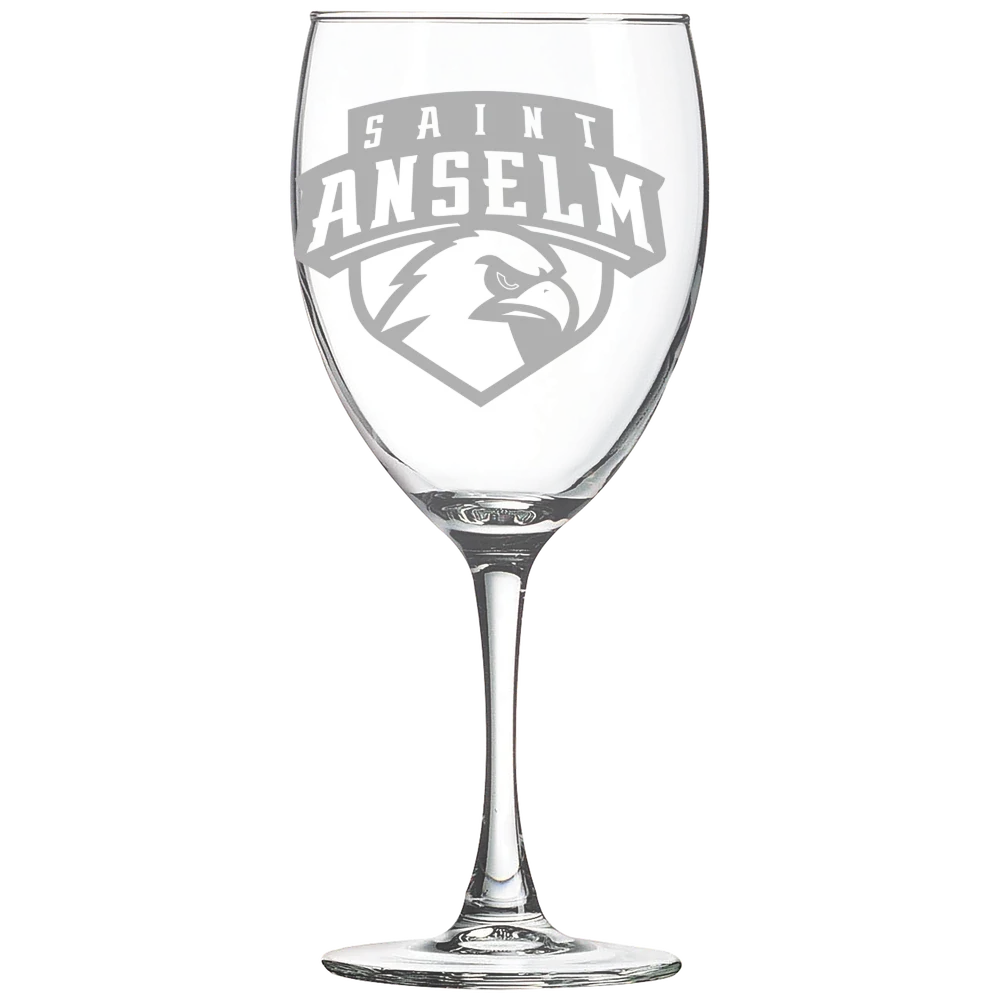 Saint Anselm College Polar Camel 10 1/2 oz. Wine Glass