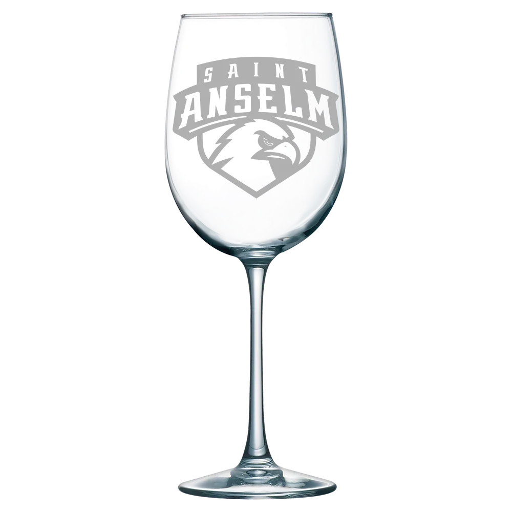 Saint Anselm College Polar Camel 19 oz. Wine Glass