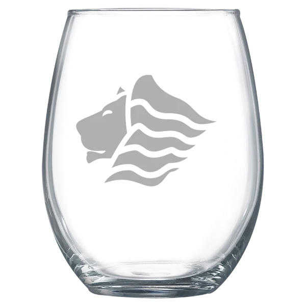 Saint Leo University Polar Camel 15 oz. Stemless Wine Glass