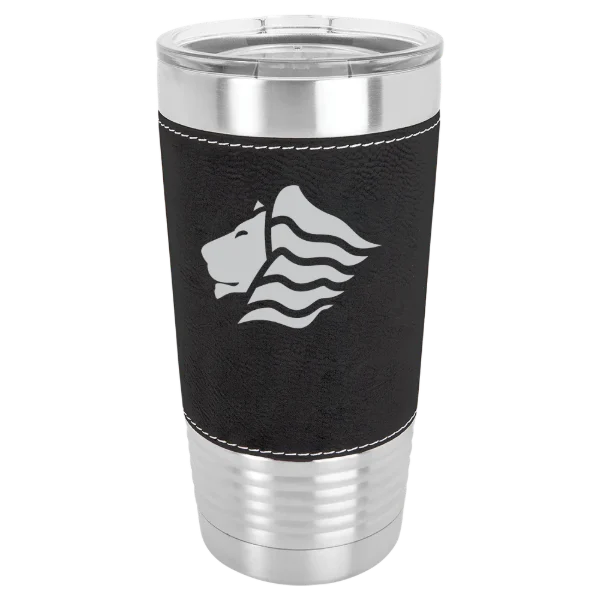 Saint Leo University Polar Camel 20 oz. Leatherette Grip Tumbler with Standard Lid