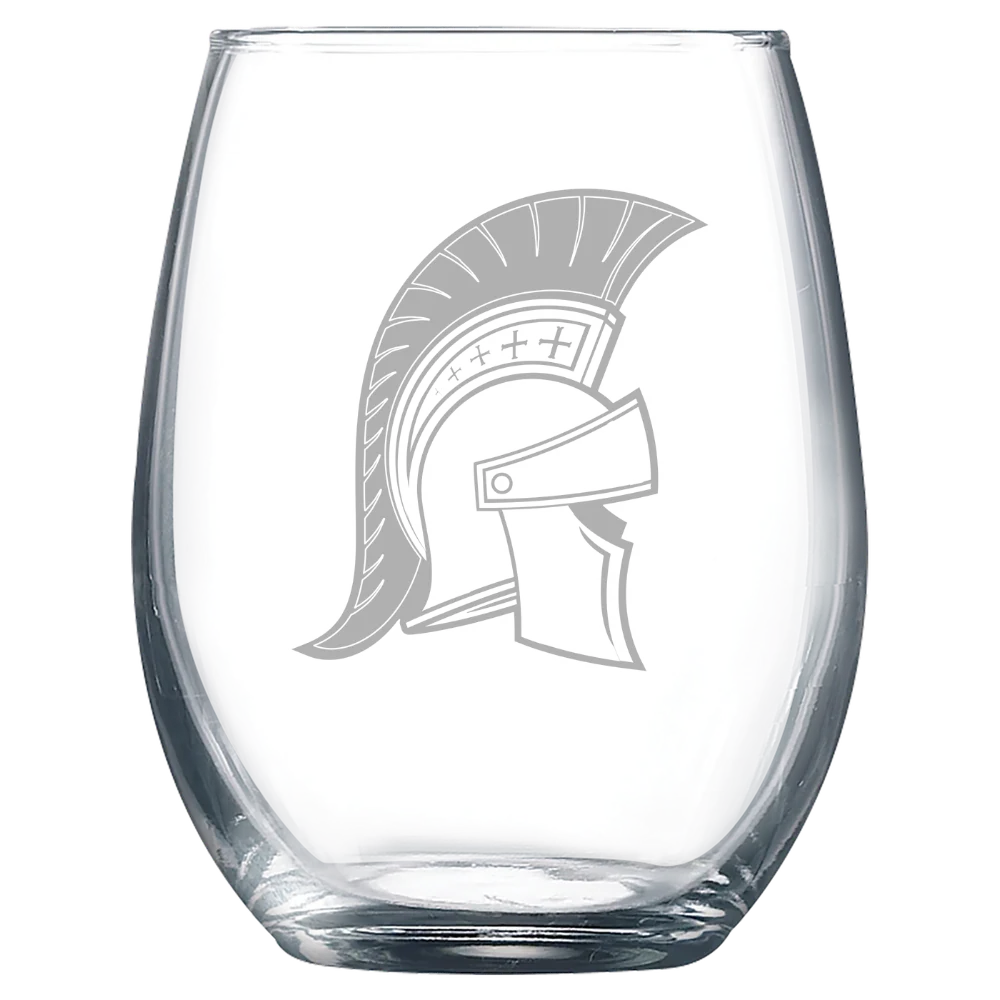 Saint Martin's University Polar Camel 9 oz. Stemless Wine Glass