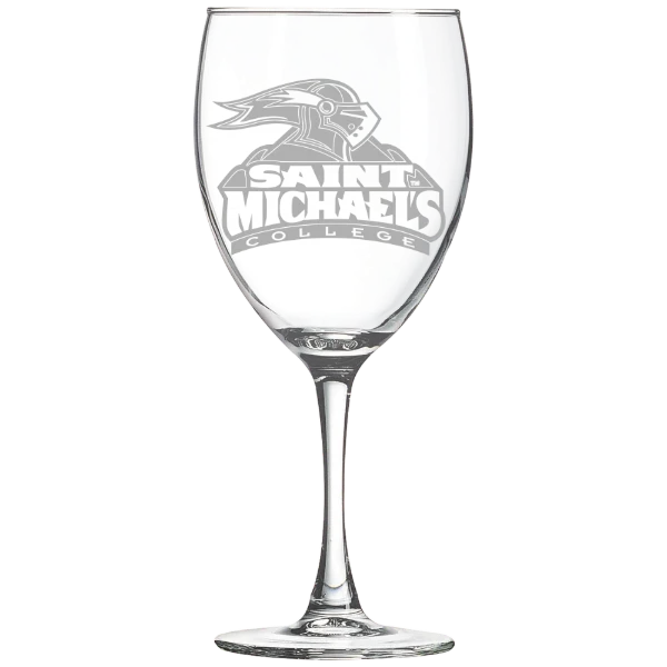 Saint Michael's College Polar Camel 10 1/2 oz. Wine Glass