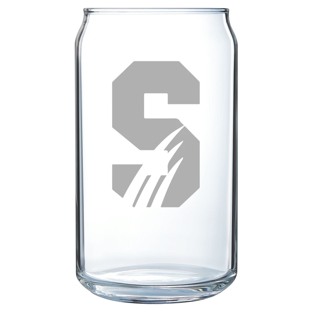 Salem University (West Virginia) Polar Camel 16 oz. Can Glass