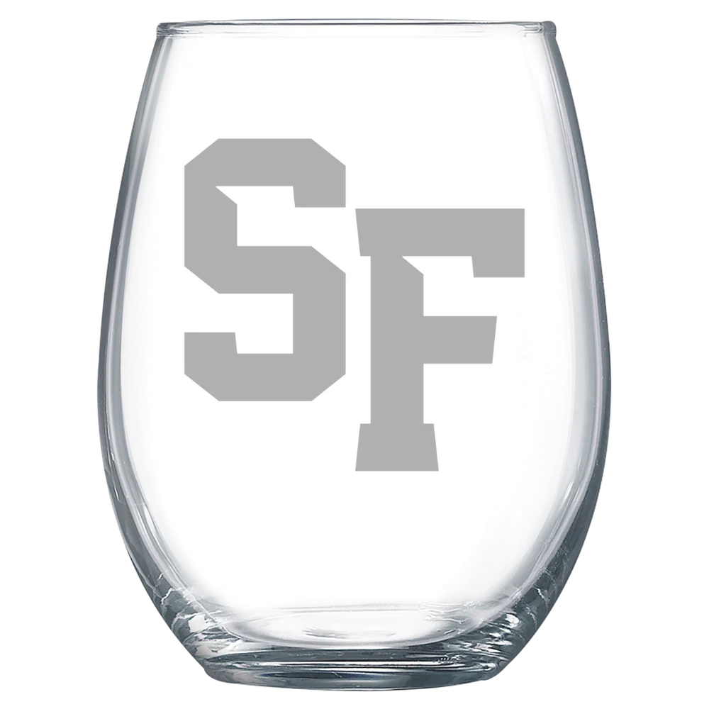 San Francisco State University Polar Camel 15 oz. Stemless Wine Glass