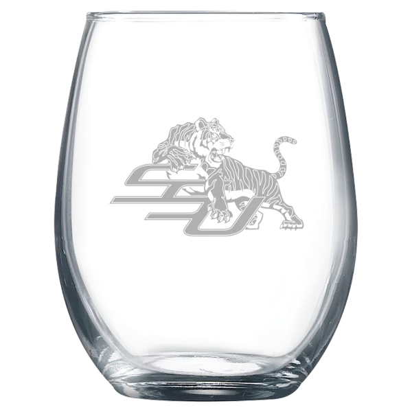 Savannah State University Polar Camel 9 oz. Stemless Wine Glass