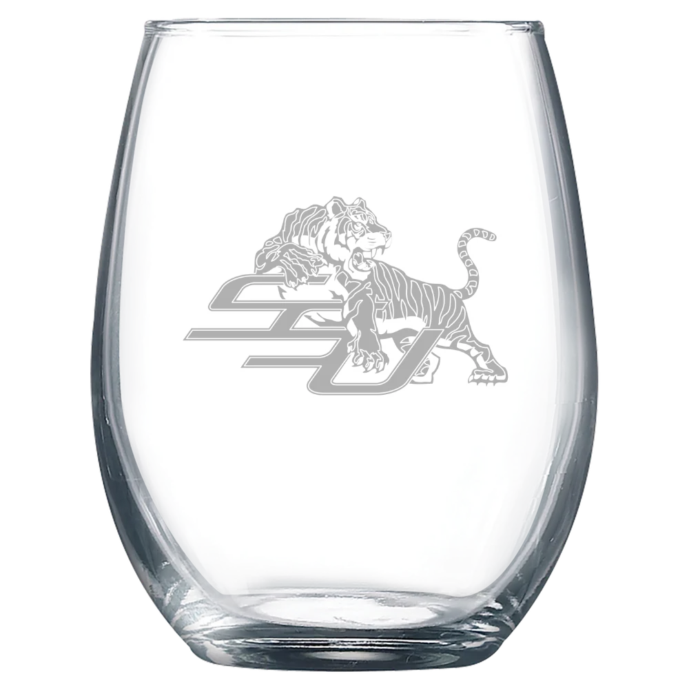 Savannah State University Polar Camel 9 oz. Stemless Wine Glass