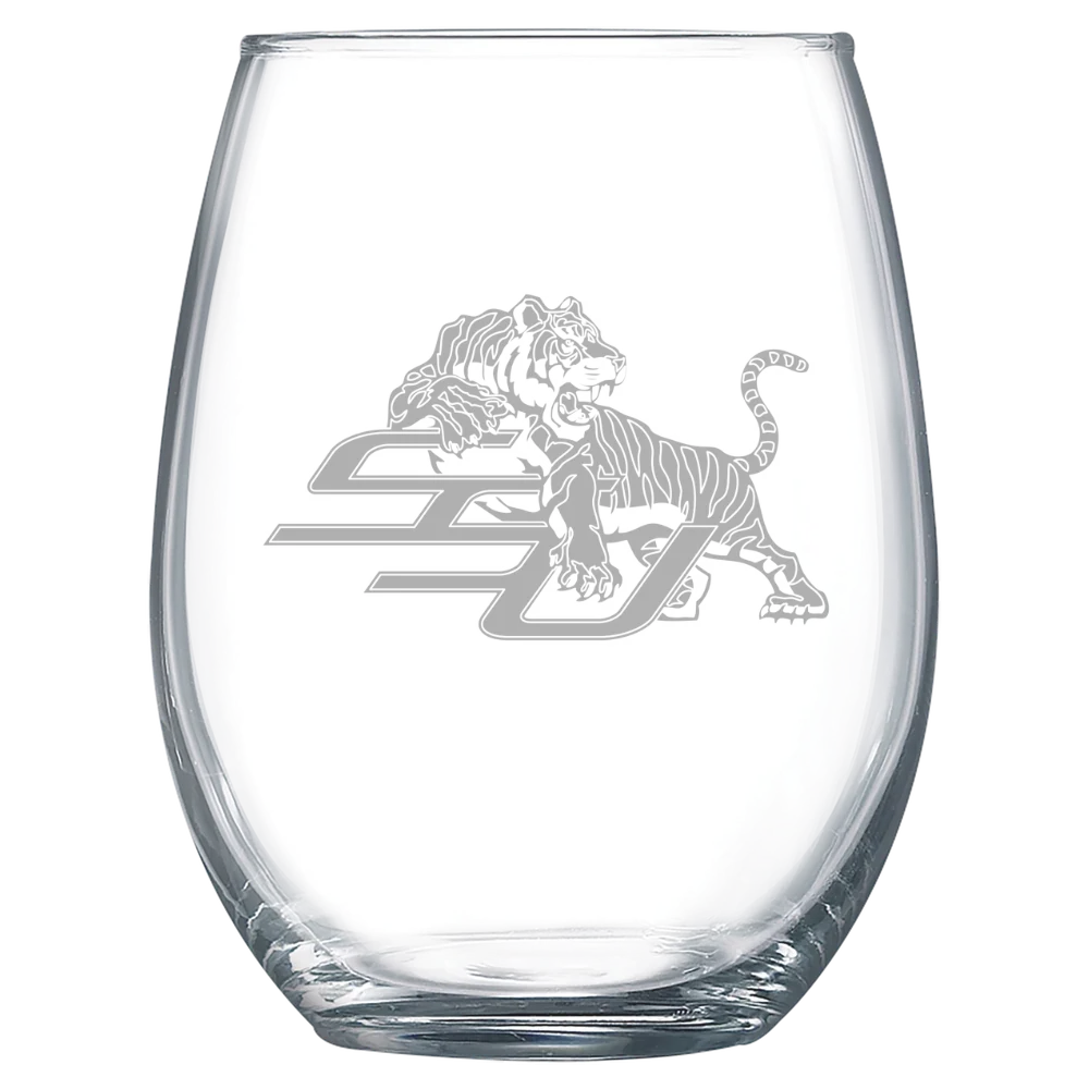 Savannah State University Polar Camel 15 oz. Stemless Wine Glass