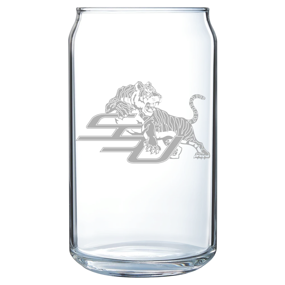 Savannah State University Polar Camel 16 oz. Can Glass