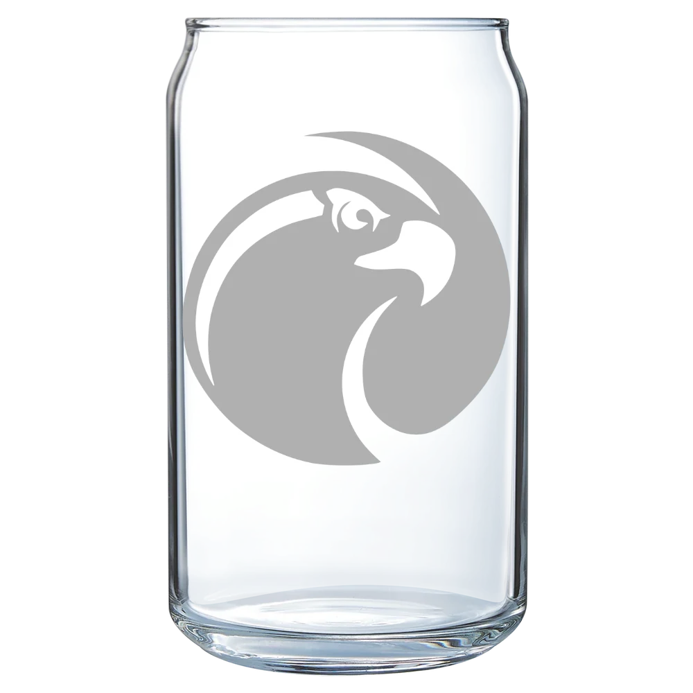 Seattle Pacific University Polar Camel 16 oz. Can Glass